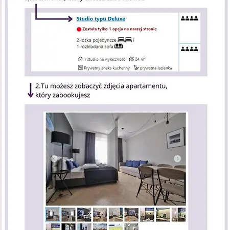 Krasinskiego アパート クラクフ